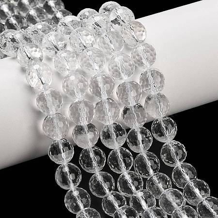 Natural Quartz Crystal Beads Strands G-C280-B14-10mm-1