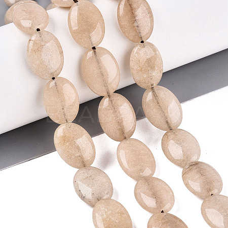 Dyed Natural White Jade Beads Strands G-N370-01A-14-1