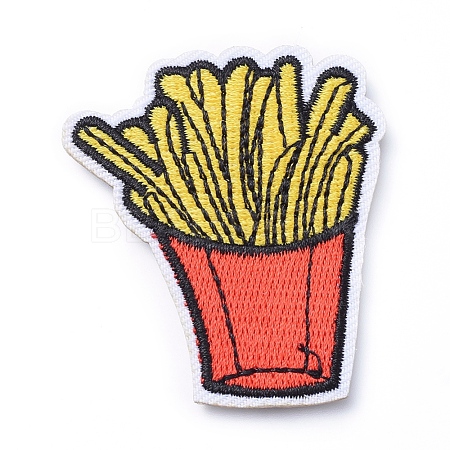 Computerized Embroidery Cloth Iron on/Sew on Patches DIY-E025-F06-1