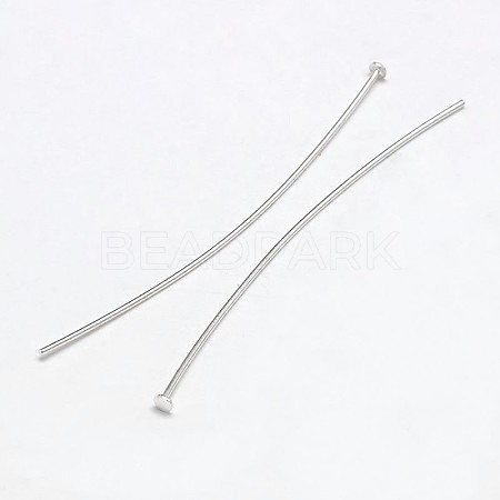 925 Sterling Silver Flat Head Pins STER-F018-01C-1