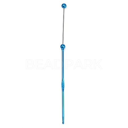 DIY Alloy Beadable Crochet Hooks LS-AJEW-A064-02E-1