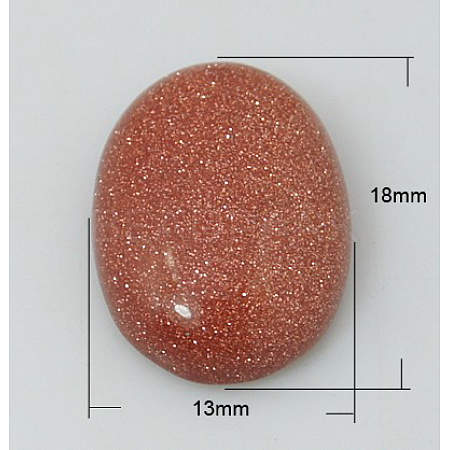 Synthetic Goldstone Cabochons X-G-Q739-1