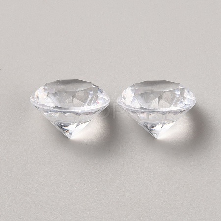 Acrylic Cabochons OACR-WH0037-25A-1