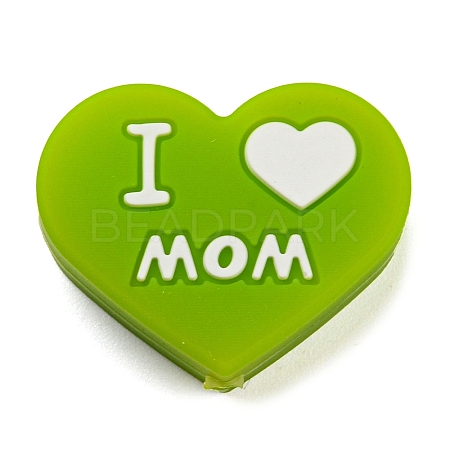 Father's Day Silicone Focal Beads LS-FIND-PW0005-12A-1