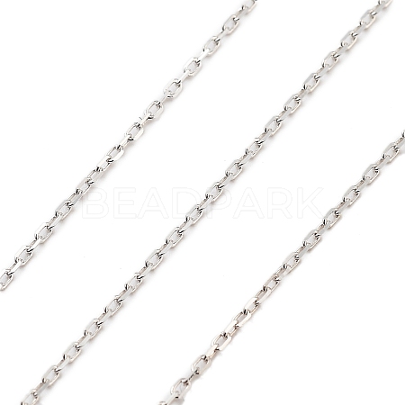925 Sterling Silver Paperclip Chains STER-P064-04S-1