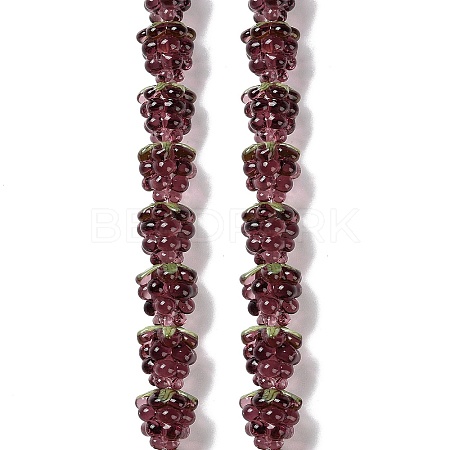 Handmade Lampwork Beads Strands LAMP-Q036-05D-1