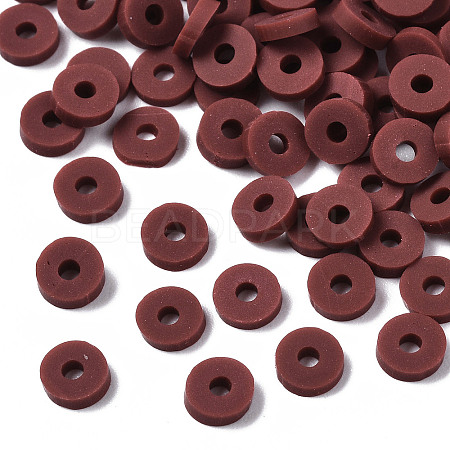 Eco-Friendly Handmade Polymer Clay Beads CLAY-R067-4.0mm-B29-1