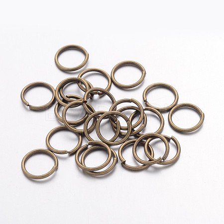 Open Jump Rings Brass Jump Rings LS-JRC10MM-AB-1