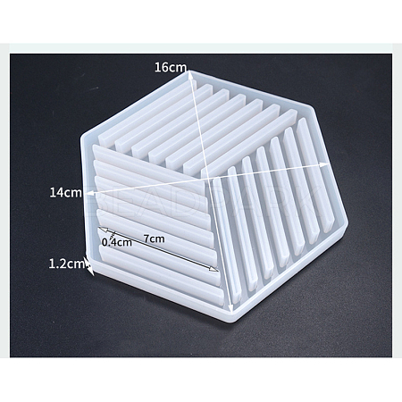 Silicone Cup Mat Molds X-DIY-F026-C02-1