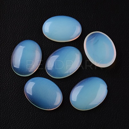 Oval Synthetical Opalite Cabochons G-I171-30x40mm-08-1
