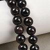 Round Natural Garnet Beads Strands X-G-D751-8mm-1