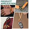 5Pcs Brass D-Ring Anchor Shackle Clasps KK-UN0005-60-5
