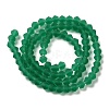 Imitate Austrian Crystal Frosted Glass Beads Strands GLAA-F029-TM3mm-B10-2