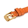 Leather Textured Bracelet Straps Slide Wristbands for Slide Charms AJEW-K232-01G-06-5