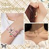 10Pcs 10 Styles Brass Micro Pave Cubic Zirconia Pendants KK-CJ0003-04-7