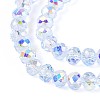 Transparent Glass Beads Strands X-EGLA-N016-4mm-02-3