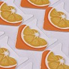 Cute Orange Pattern Photo Corner Self-Adhesive Stickers DIY-K016-B01-3