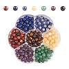 280Pcs 7 Style Chakela Natural Gemstone Beads G-SZ0002-02-1