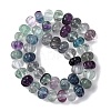 Natural Fluorite Carved Beads Strands G-L634-O02-02-9