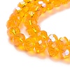 Electroplate Glass Beads Strands LS-EGLA-A034-T2mm-L11-3