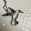 Vintage Alloy Flying Bird Pendant Necklaces for Men Women LS-SG2884-5