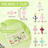 105Pcs 7 Colors Acrylic Imitation Gemstone Pendants FIND-TA0009-34G-4