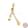 925 Sterling Silver Curb Chain Extender STER-G039-03C-G-1