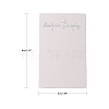 Paper Earring Display Card JPC043Y-3