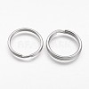 Tarnish Resistant 304 Stainless Steel Split Key Rings STAS-F041-35-1