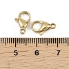 304 Stainless Steel Lobster Claw Clasps STAS-D218-01G-06-3