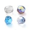 Fire-polished Czech Glass Beads LAMP-D180-16B-08-4