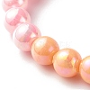 Opaque Acrylic Beads Stretch Bracelet Sets for Kids BJEW-JB06406-5