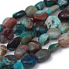 Natural Chrysocolla Beads Strands X-G-L493-61-1