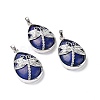 Natural Lapis Lazuli Pendants X-G-G900-01P-02-1