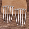 Alloy Hair Comb Findings OHAR-PW0001-426S-1