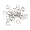 Brass Open Jump Rings KK-B147-03H-P-1