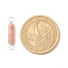 Natural Connector Charms PALLOY-JF01574-08-2
