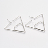 304 Stainless Steel Hoop Earrings STAS-T045-53-2