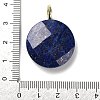 Dyed Natural Lapis Lazuli Faceted Pendants G-A287-02G-04-3