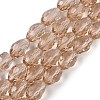 Transparent Glass Beads Strands EGLA-N013-T6mm-D23-1