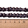 Opaque Glass Beads Strands GLAA-N073-01J-4