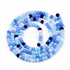 Opaque Glass Beads Strands X-GLAA-T006-07-A01-2