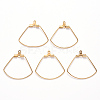 PVD Vacuum Plating 304 Stainless Steel Wire Pendants STAS-S103-03G-1