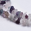 Natural Fluorite Stone Bead Strands G-R192-05-4