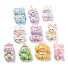 Opaque Resin Cartoon Animal Cabochons X-RESI-Q227-03-1