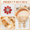 Brass Cuff Buttons DIY-WH20011-69F-5