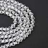 Imitate Austrian Crystal Bicone Glass Beads Strands GLAA-F029-4x4mm-13-2