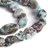 Natural Larimar Beads Strands G-D0002-D64-3