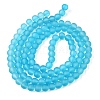 Baking Paint Transparent Glass Bead Strands GLAA-S031-12mm-37-2