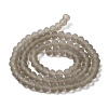 Transparent Glass Beads Strands X1-EGLA-A034-T6mm-MD16-3